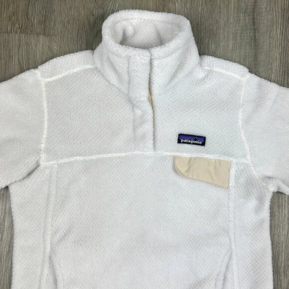 Patagonia Polartec Re-Tool Snap-T Fuzzy Fleece Thermal Pullover Size Small - Picture 3 of 7
